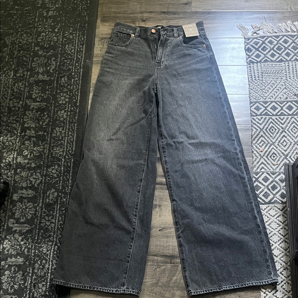 Madewell Dark Gray Flare Women's Jeans